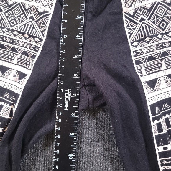 In Vein Women's Tribal Print Leggings Black White Size Small Cotton Stretch‎ - Picture 5 of 12